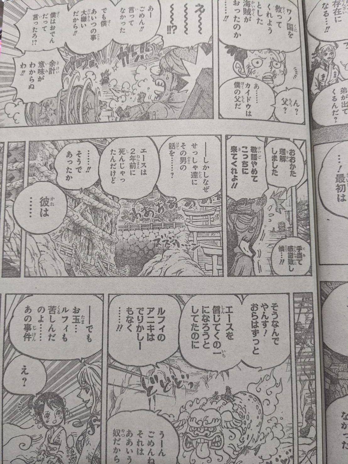 ワンピース999話ネタバレ！ヤマトはエースと互角！｜ゾロ＆マルコVSキング＆クイーン実現か？ 【ワンピース考察】甲塚誓ノ介のいい芝居して