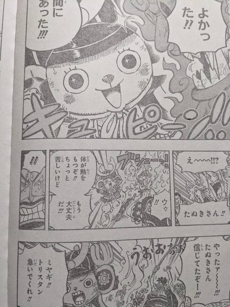 ワンピース1007話ネタバレ！おでん様は生きていた！｜チョッパークイーンを殴る！ 【ワンピース考察】甲塚誓ノ介のいい芝居してますね