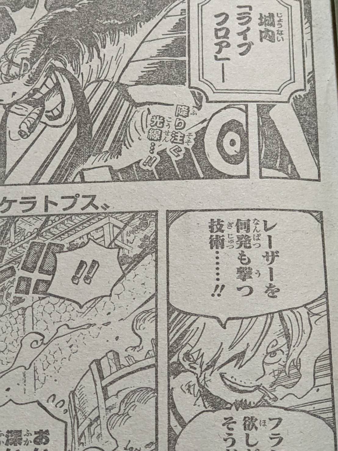 Onepiece1022話ネタバレ 確定速報 ゾロ サンジvsキング クイーン ワンピース考察 甲塚誓ノ介のいい芝居してますね Part 5